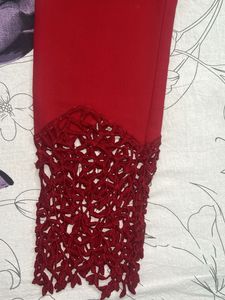 Red stylish Pants