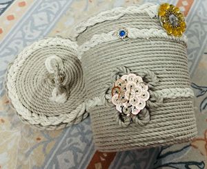 Rope Storage Box with Lid