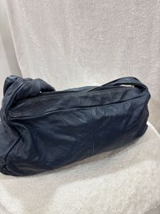 Blue Leather Bag