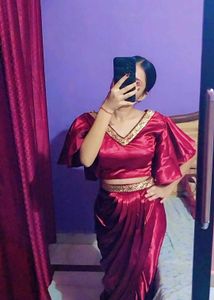 Elegant Dhoti Nd Choli Set