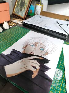 A4 Size Portrait of Gojo Satoru
