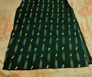 Dark Green Printed Kurti 💚