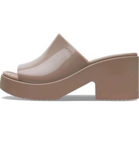 CROCS Nude Brooklyn Block Heel Sandals