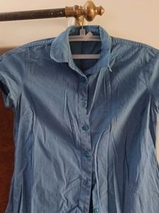 Blue Button-Down Shirt