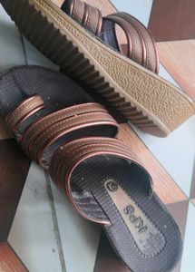 Vintage KPS Brown Toe-Loop Sandals