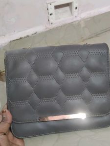 Grey Crossbody Bag