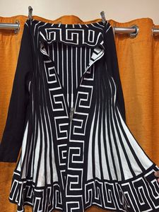 Stylish Black &amp; White Coat