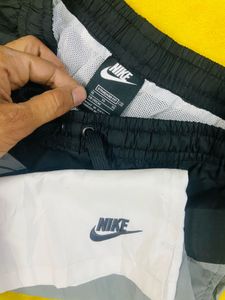 Nike Black Grey White Color Shorts