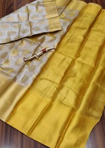 Elegant Gold Saree