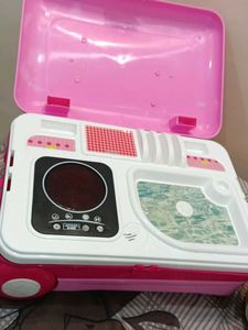 Kids Kitchen Playset with Suitcase