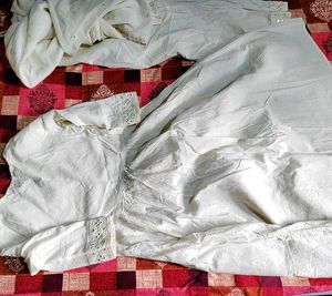 Elegant White Embroidered Kurta Set