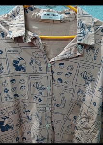 Doodle Print Shirt New