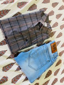 Combo Of Shirt And Jeans