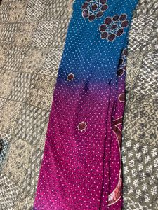 Purple &amp; Blue Saree