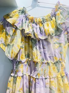 Floral Ruffle Dress