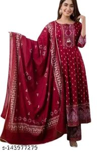 Rose Pink Anarkali Suit