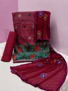 Luxury Cotton Unstitched Suit - Perfect for Party