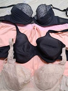combo Of Four  Bra n short  imported fabric