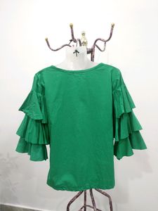 Ruffle Sleeves Top