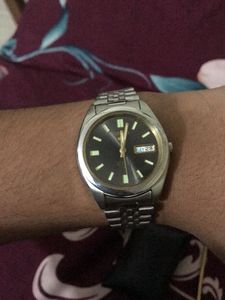 Seiko 5 All Original Watch In Brown Dial