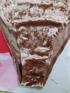 (1100)Velvet Bodysuit