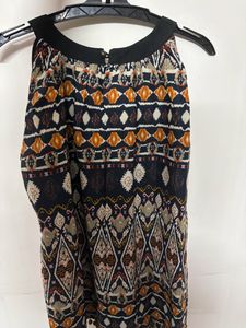 Sleeveless racerback, multicolour top women