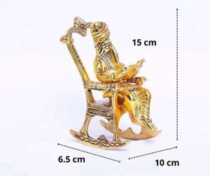 Metal Ganesha Setting On Chair