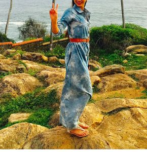 Denim Maxi Dress