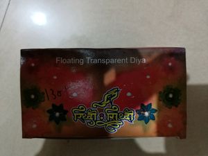 Transparent 3D Platic Diyas 12pcs At 120/-