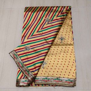 Elegant Striped Saree
