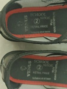 Venus Black School Shoes 👟