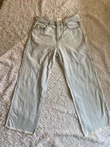 Light Wash Wide Leg Jeans