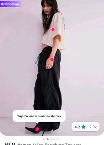 H&amp;M Nylon Parachute Trouser