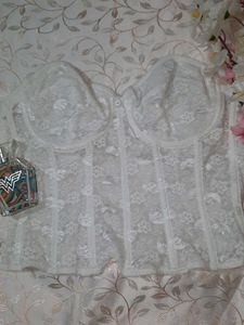 Lace Bustier Top