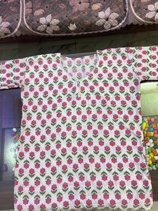 Floral Print Dress Material beautiful flower short