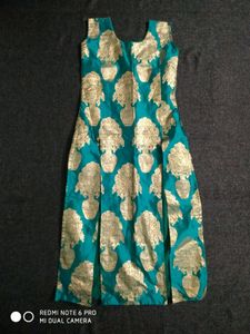 Zari Teal Kurti