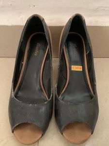 Bata, Heels , Black & Brown. Size-UK 6, US-39