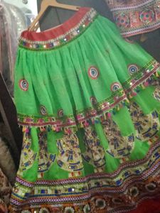 Green Lahenga Choli