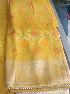 Yellow Embellished Salwar Kameez