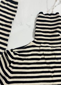 united colors of benetton-Striped Turtleneck Top
