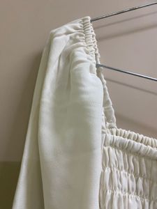 Chic White Smocked Top