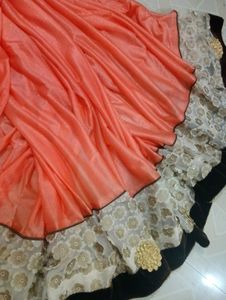 Party Saree With  Blouse