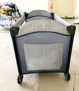 Babyhug My Space Playpen With Removable Mosquito Net