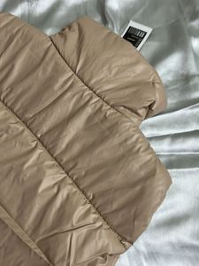 Beige Puffer Jacket