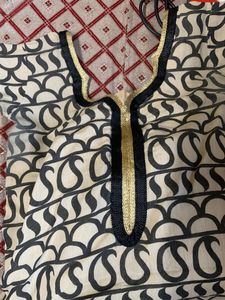 Black And White Kurti