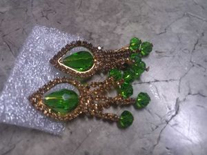 Green Earrings