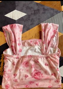 Floral Print Off-Shoulder Top