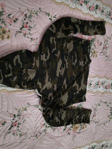 Camo Print Hoodie