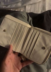 beige wallet