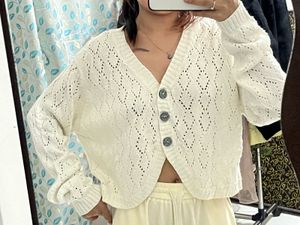Crochet Knit Cardigan